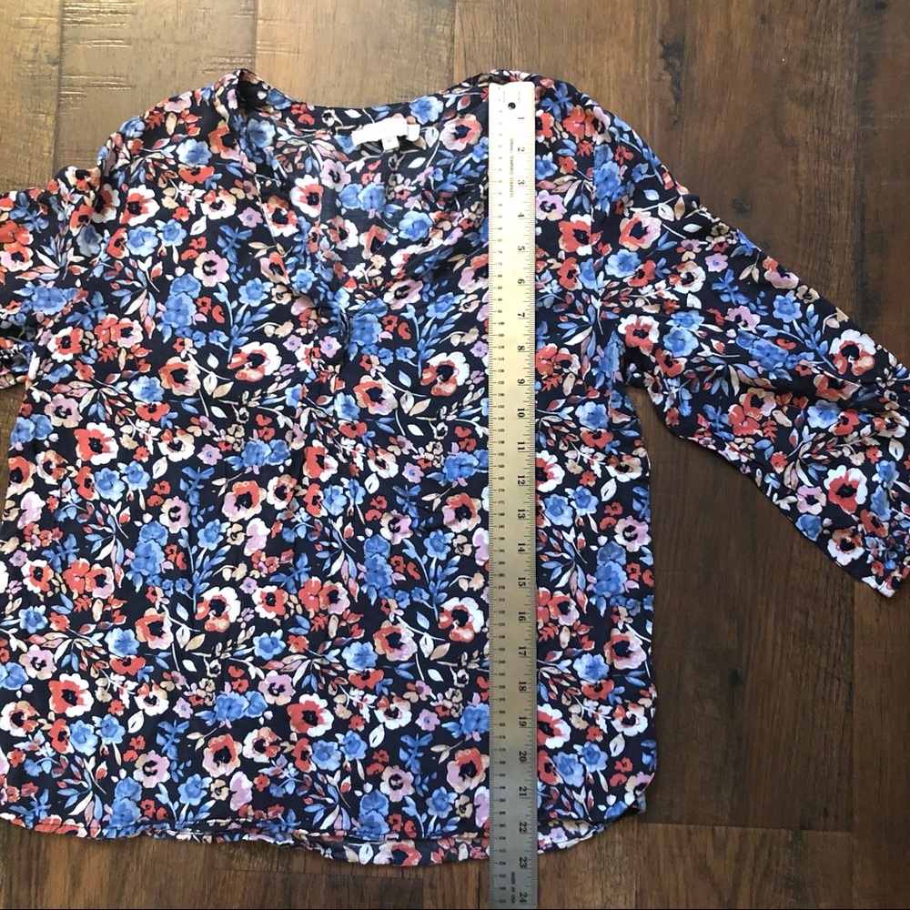 ROSE & THYME floral print top, size XL - Picture 5 of 7